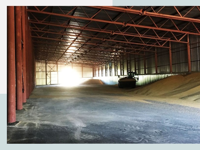 Строительство зернохранилищ в Горячем Ключе