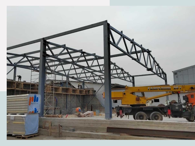 Строительство цехов в Горячем Ключе