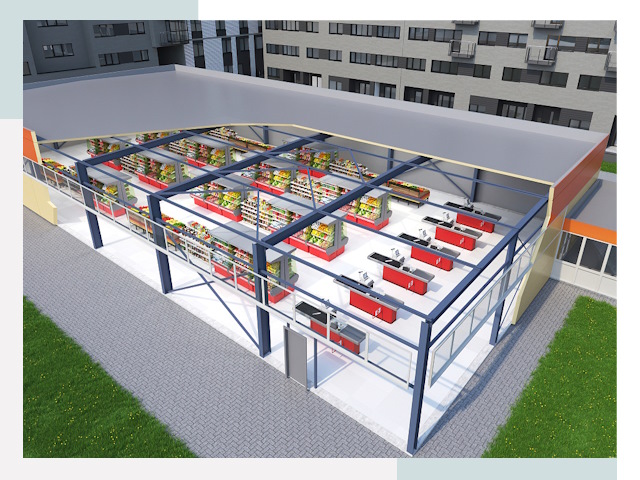 Строительство магазинов в Горячий Ключ от 620 руб. за м²