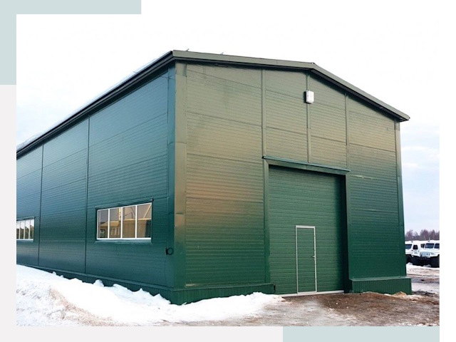 Двускатные ангары в Горячем Ключе