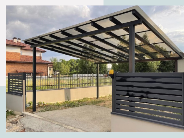 Металлические навесы в Горячий Ключ от 620 руб. за м²